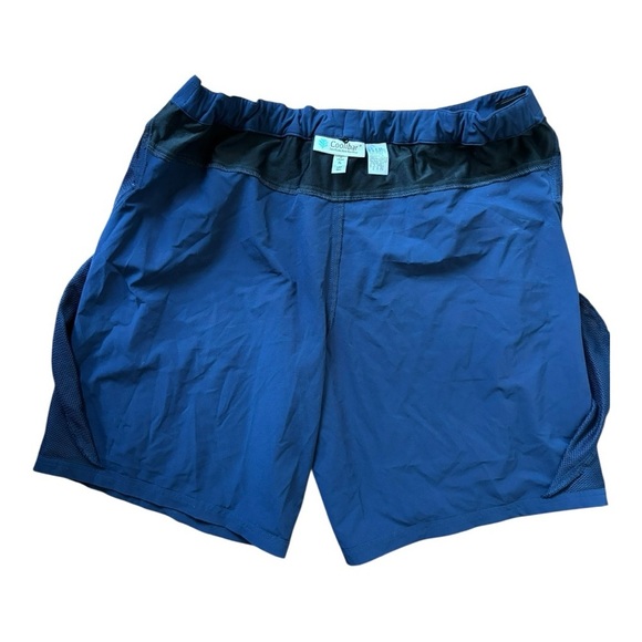 Coolibar Men's Calasa Tech Swim Trunks Size XL Navy UPF 50+ - Picture 6 of 14